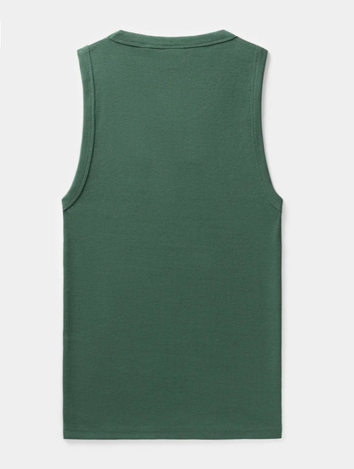 BISTRO GREEN RIB TANK TOP