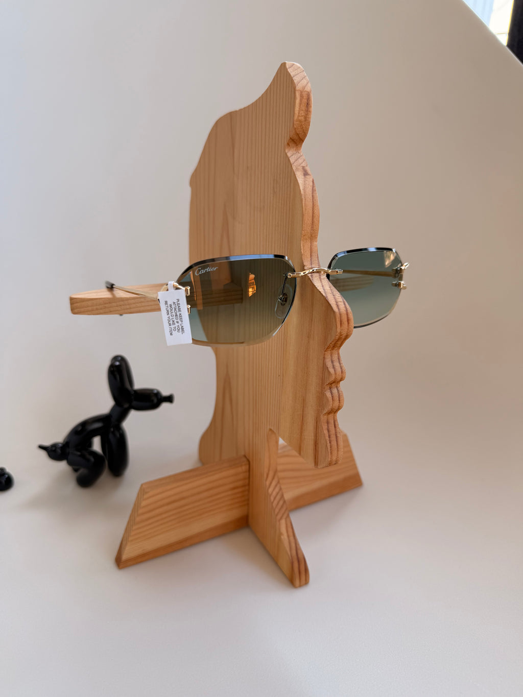 Cartier Eyewear rimless rectangle-frame sunglasses