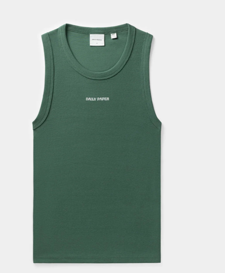 BISTRO GREEN RIB TANK TOP