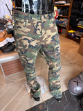 Convertible Stacked Skinny Flare Jeans - Camouflage
