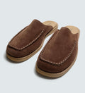 Leather clogs