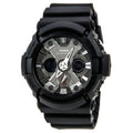 Casio Men's World time Watch - G-Shock Alarm Dive Ana-Digi Black Dial | GA201-1A