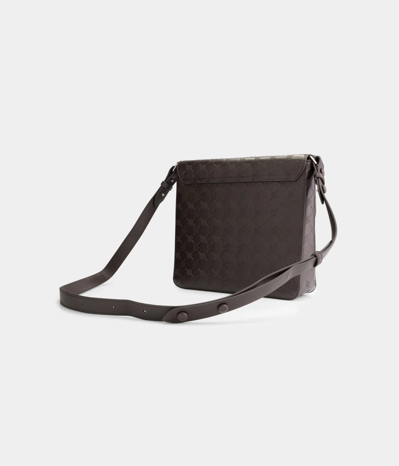 DAILY PAPER dark brown myshus monogram bag