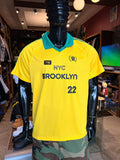 Brooklyn New York Proud Johnny Collar Jersey - Yellow/combo