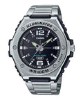 Casio Men's Watch - Quartz Black Dial Stainless Steel Bracelet | MWA-100HD-1AVCF