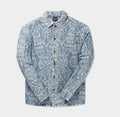 DAILY PAPER MID BLUE MACRAME RAHUL SHIRT