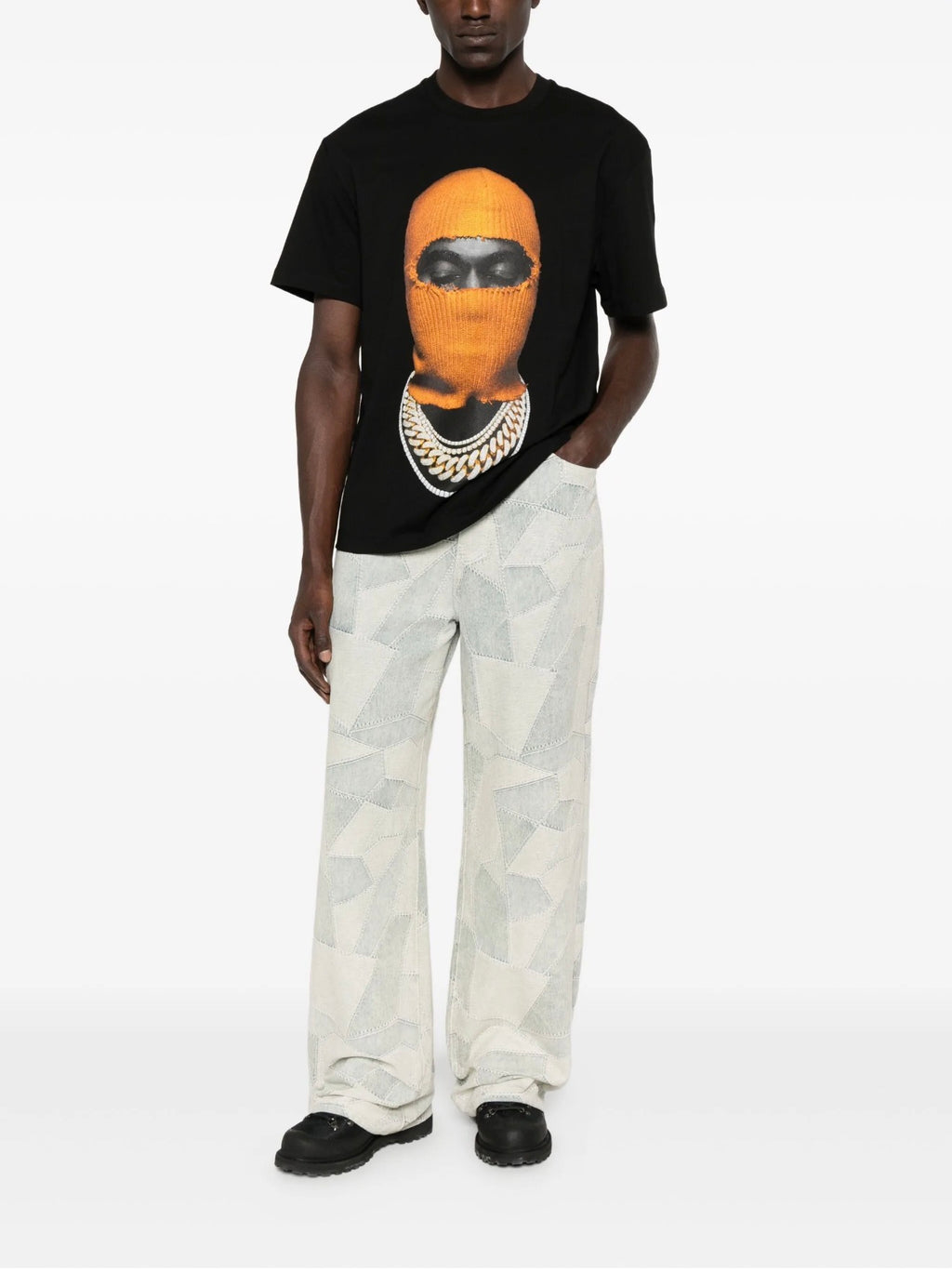 Ih Nom Uh Nit mask-print T-shirt