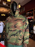 Oversized Vanguard Pearl Embellished Camo Hoodie - Camouflage