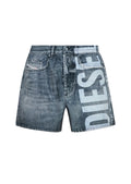 Diesel logo-print swim shorts