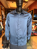 Luxe Easy Flow Button Up Shirt - Navy