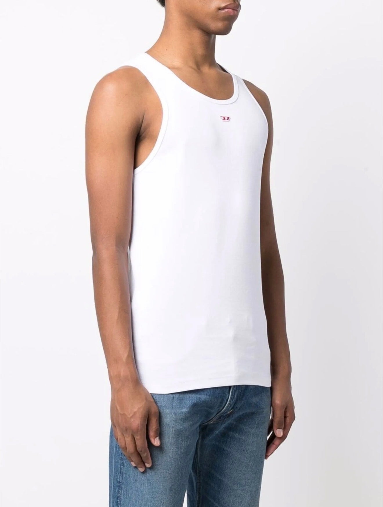 Diesel T-Lifty logo-embroidered tank top