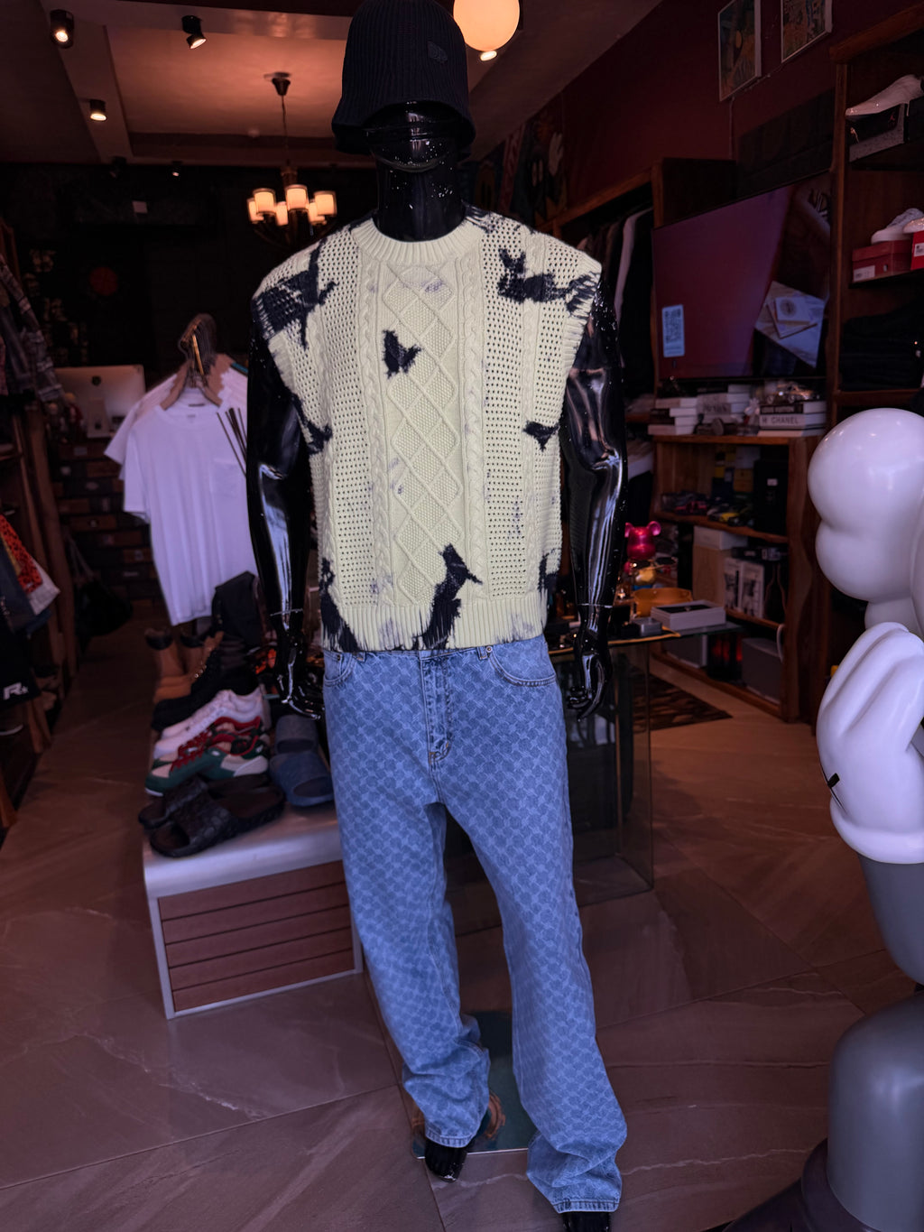 DAILY PAPER XOIS CROCHET VEST