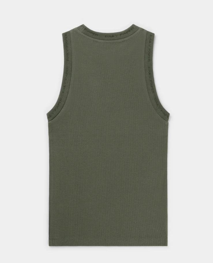 DAILY PAPERCHIMERA GREEN ERIB TANKTOP