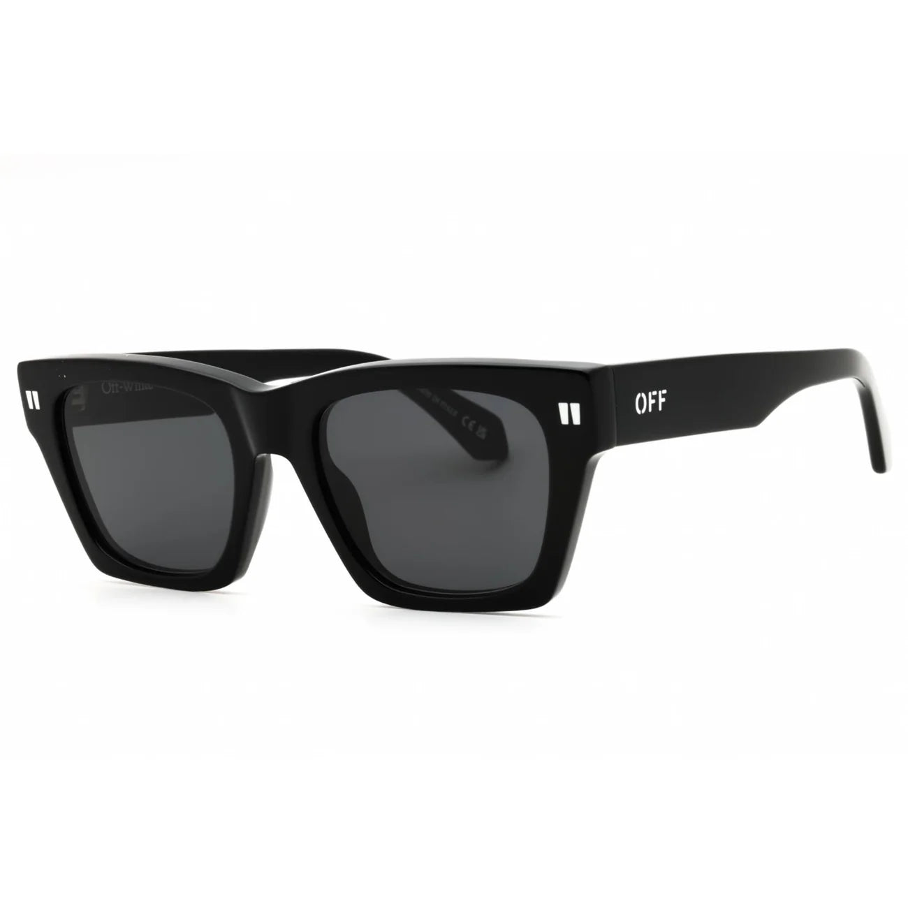 Off-White Unisex Sunglasses - Black Acetate Cat Eye | VALDEZ OERI13XS25PLA0011007