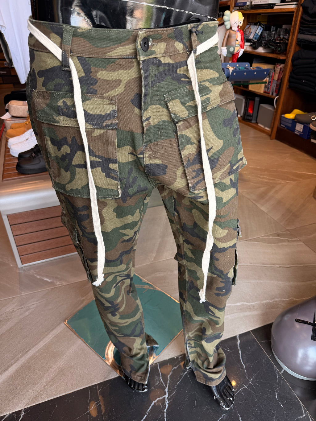 Hunter Slim Cargo Pants - Camouflage