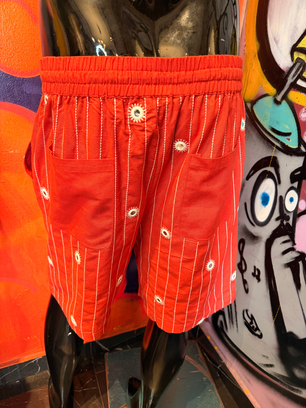 Relaxed Mirror Mirage Short - Red