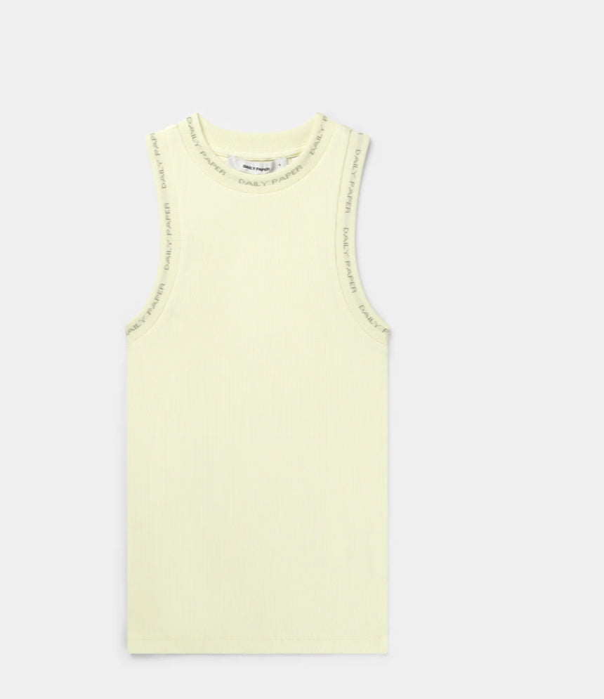 DAILY PAPER ICING YELLOW ERIB TANKTOP