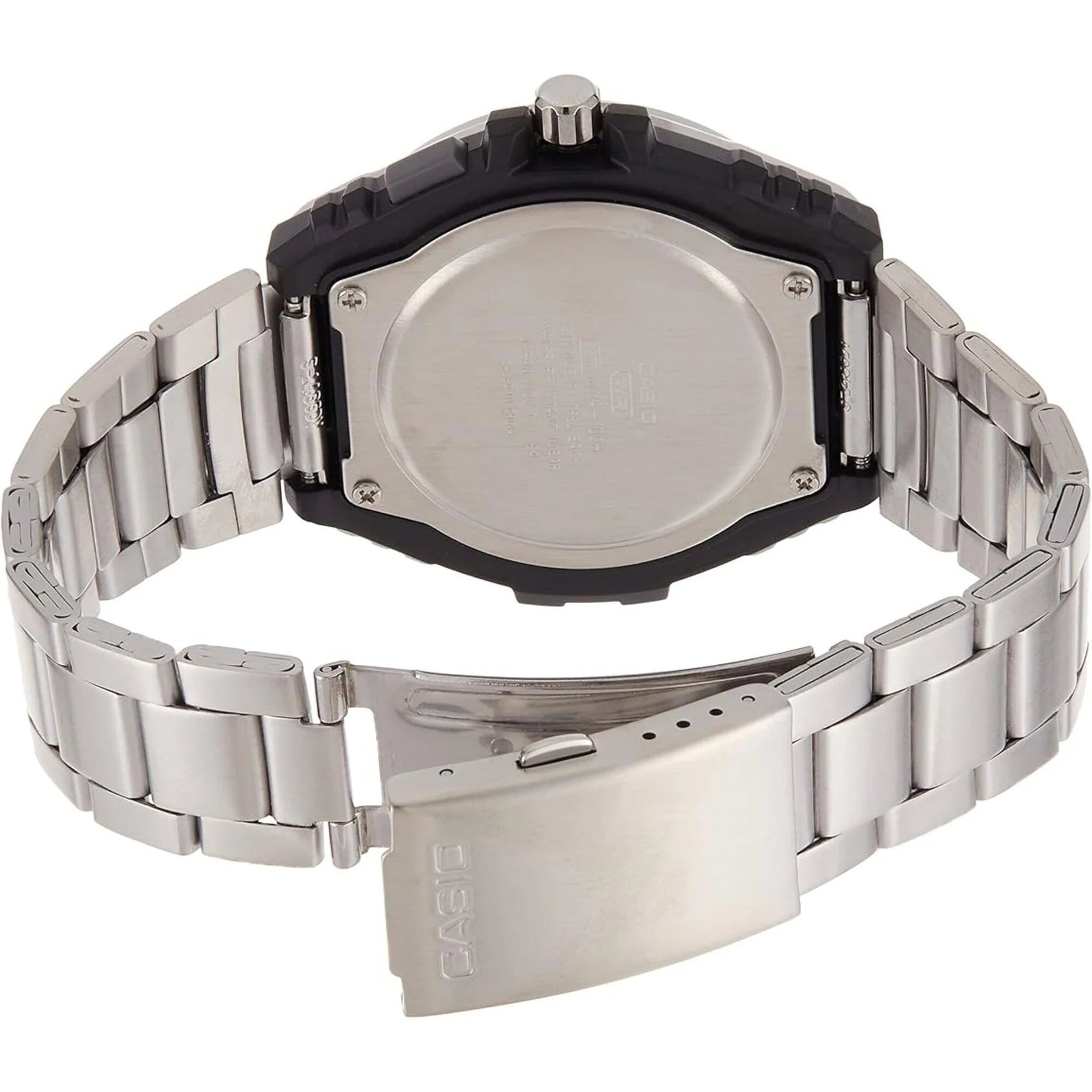 Casio Men's Watch - Quartz Black Dial Stainless Steel Bracelet | MWA-100HD-1AVCF