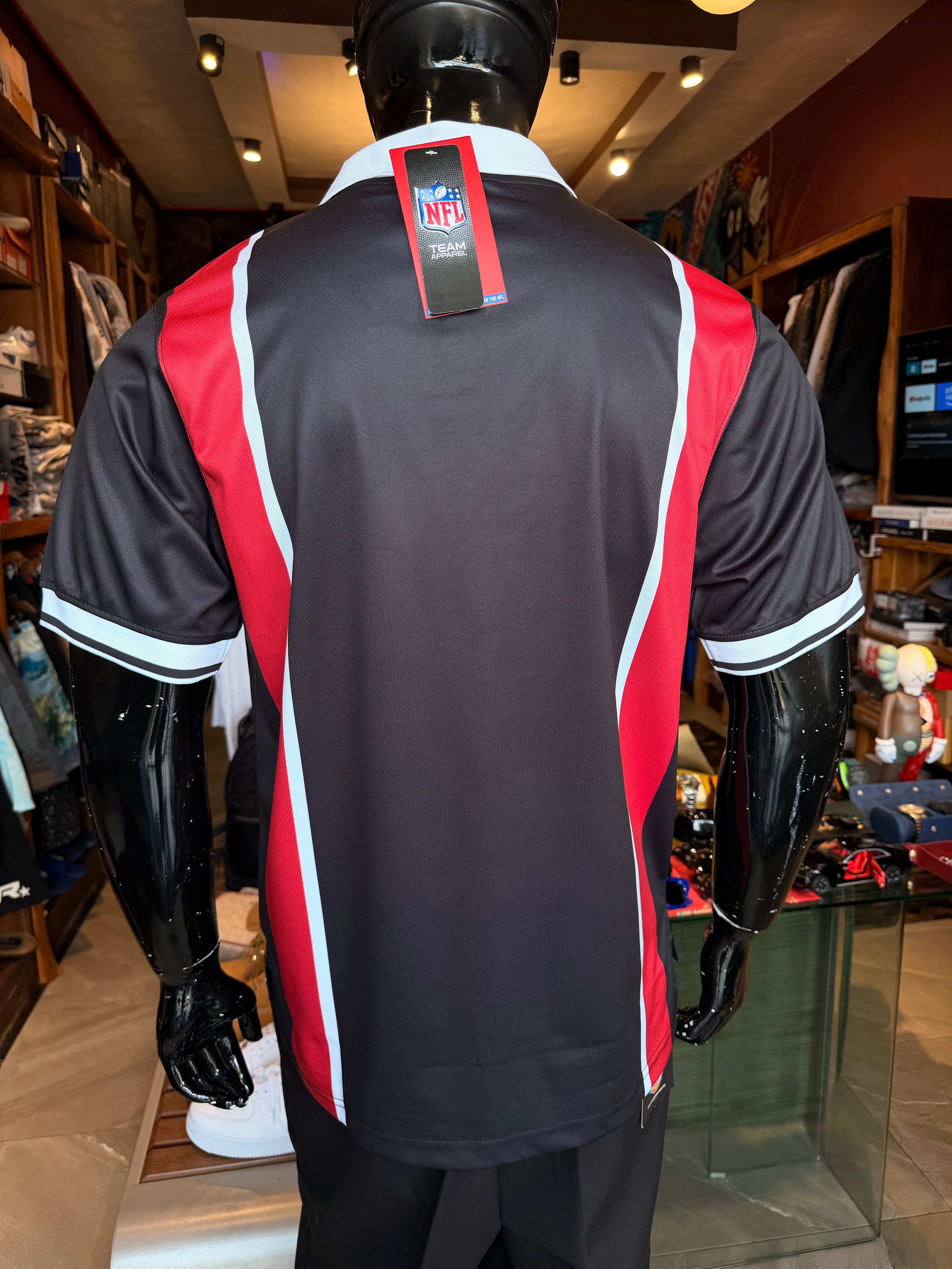 Falcons Soccer Polo - Black