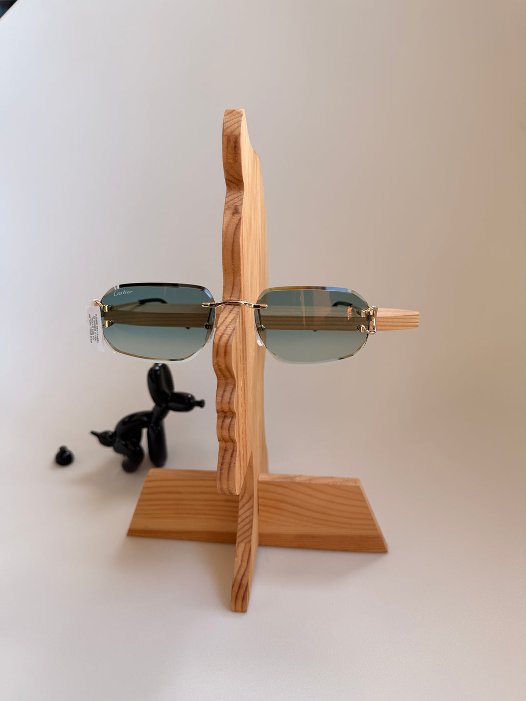 Cartier Eyewear rimless rectangle-frame sunglasses
