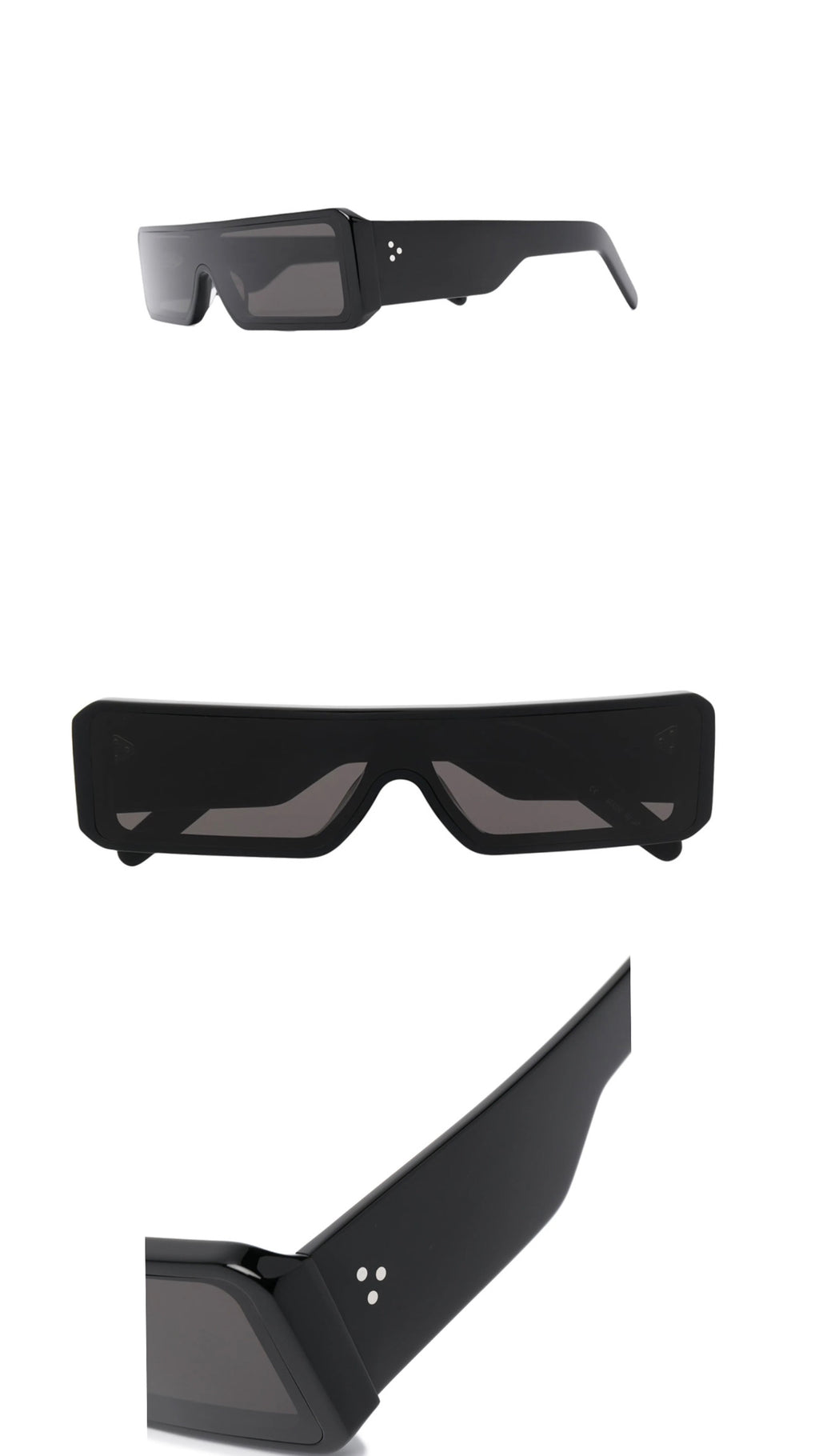 Rick Owens rectangle frame sunglasses