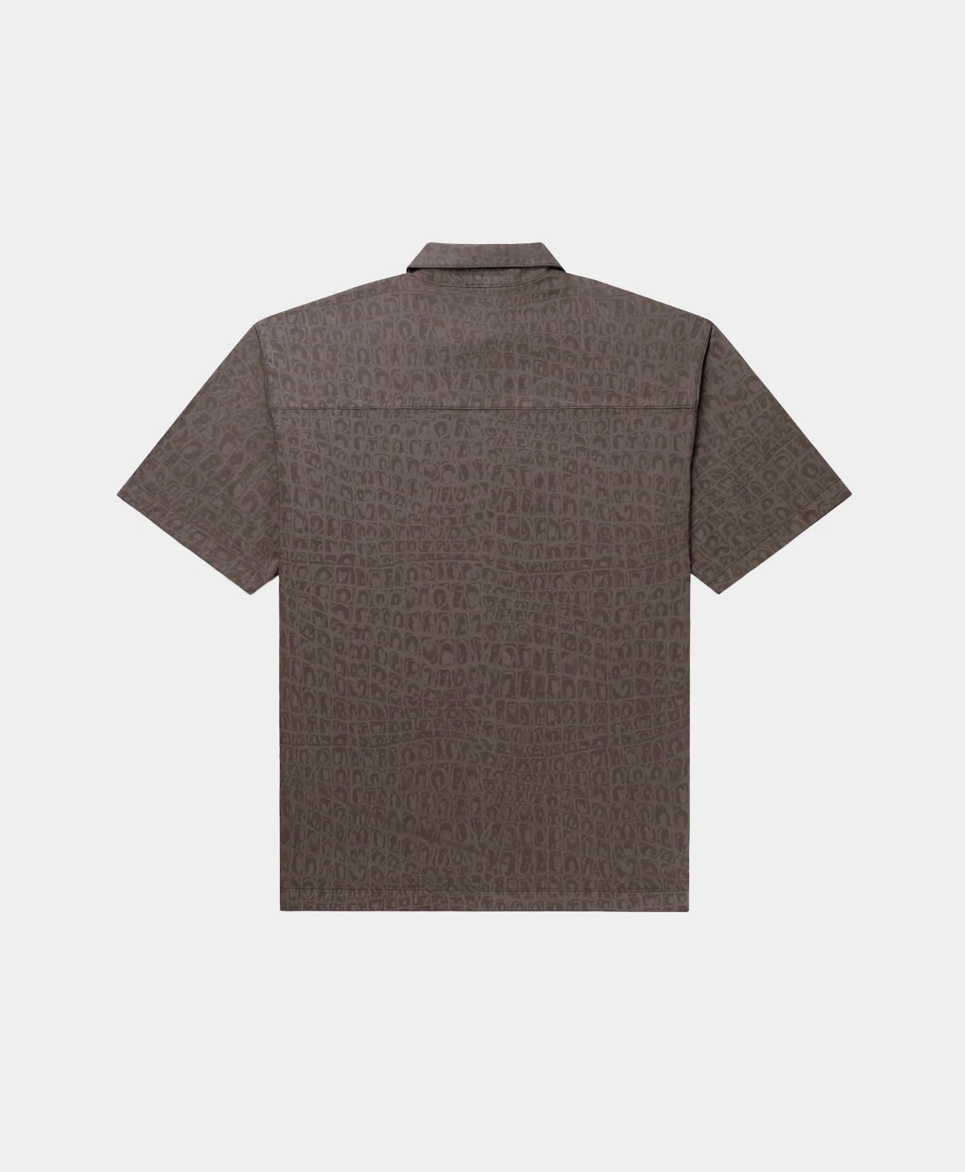 DAILY PAPER BLACK OYSTER DIGITAL CROC SHIRT