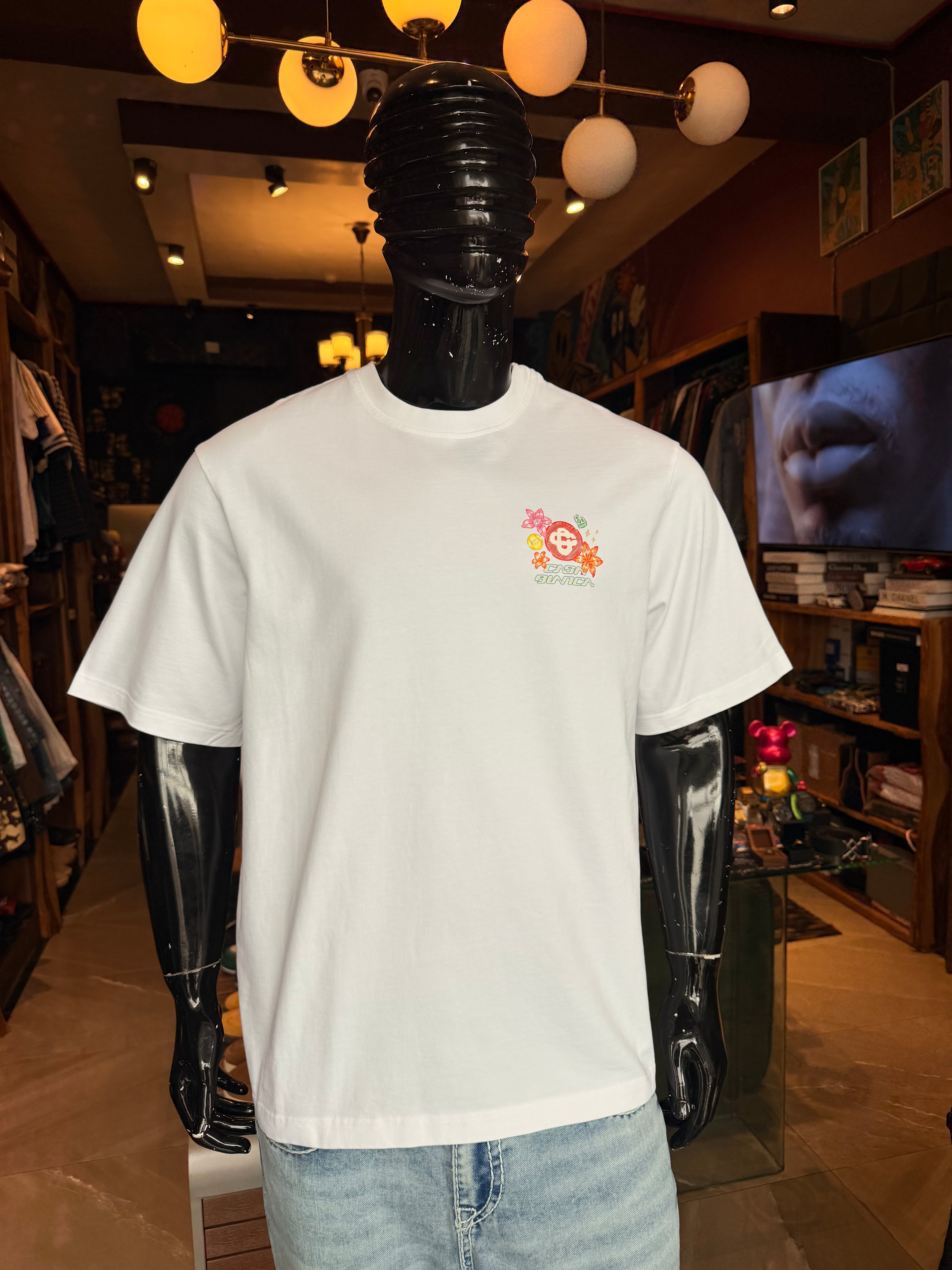 Casablanca college cotton T-shirt