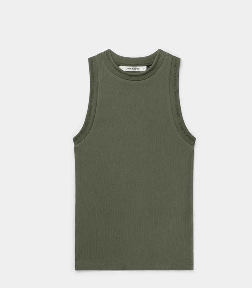 DAILY PAPERCHIMERA GREEN ERIB TANKTOP