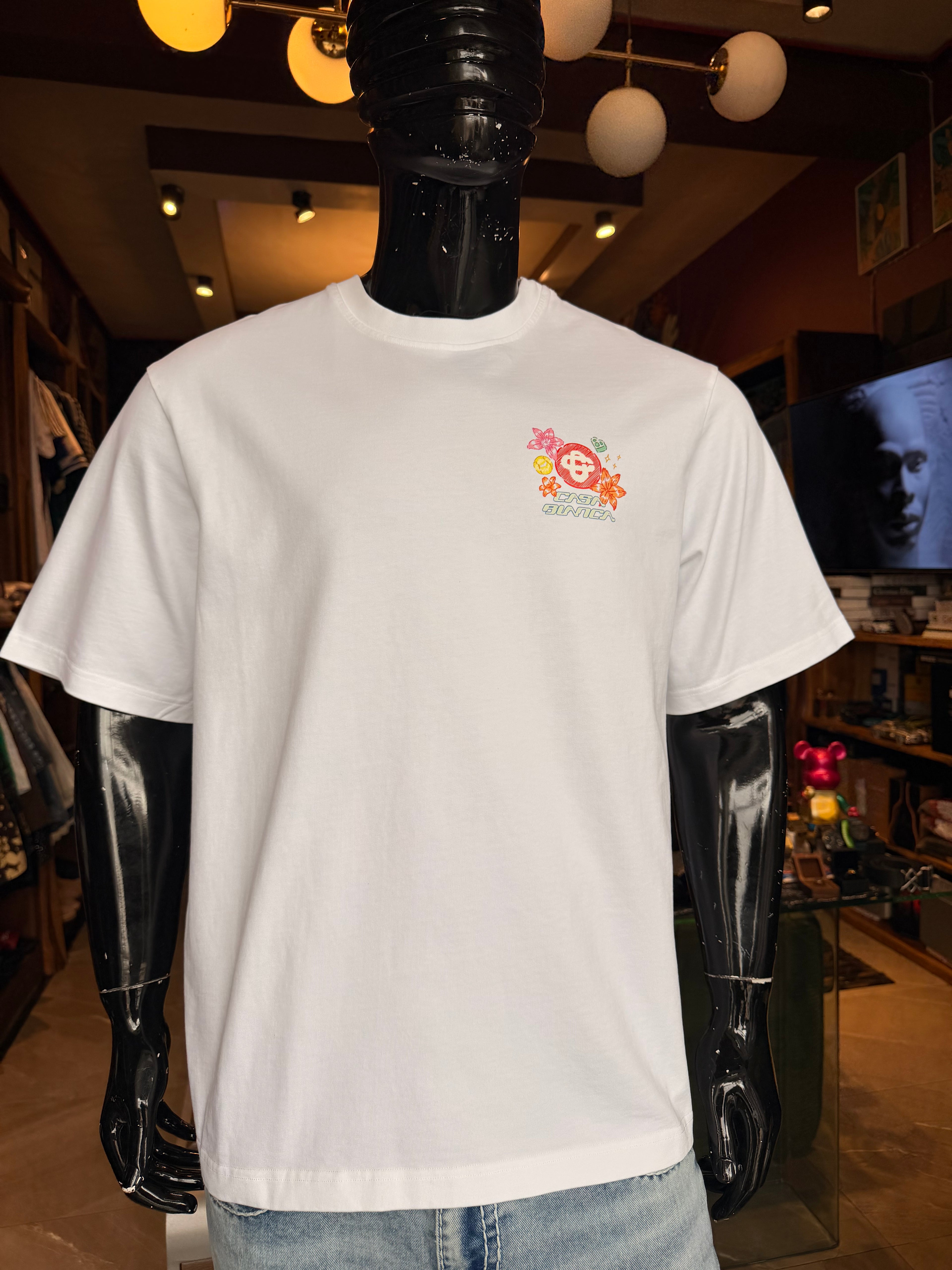 Casablanca college cotton T-shirt