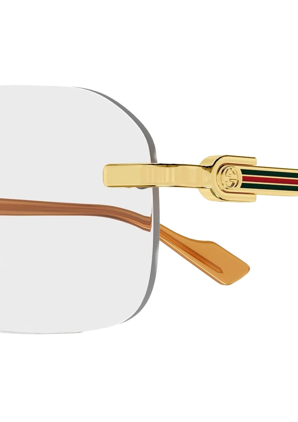 Gucci rectangle-frame logo glasses