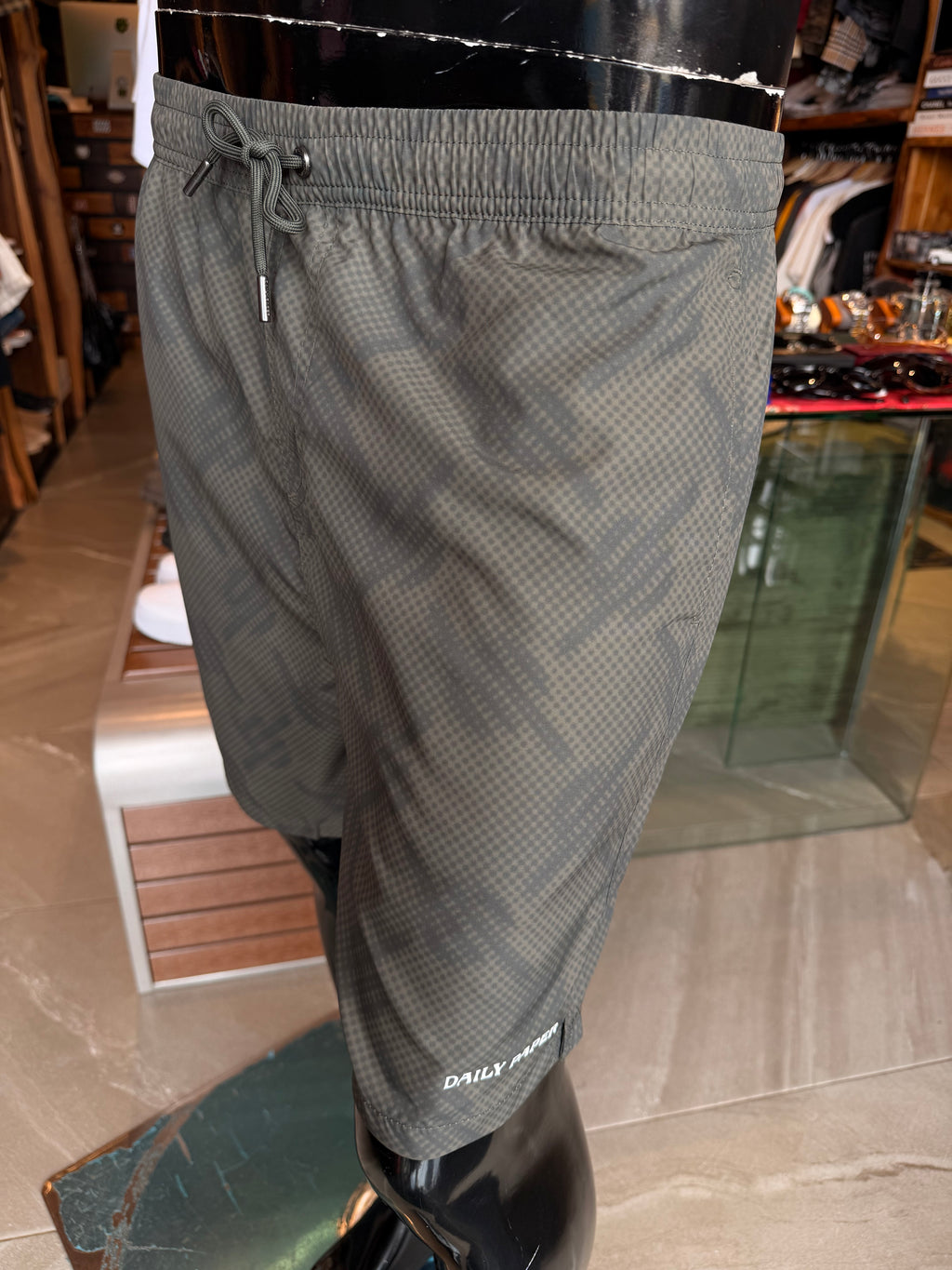 Daily paper patterned swim shorts