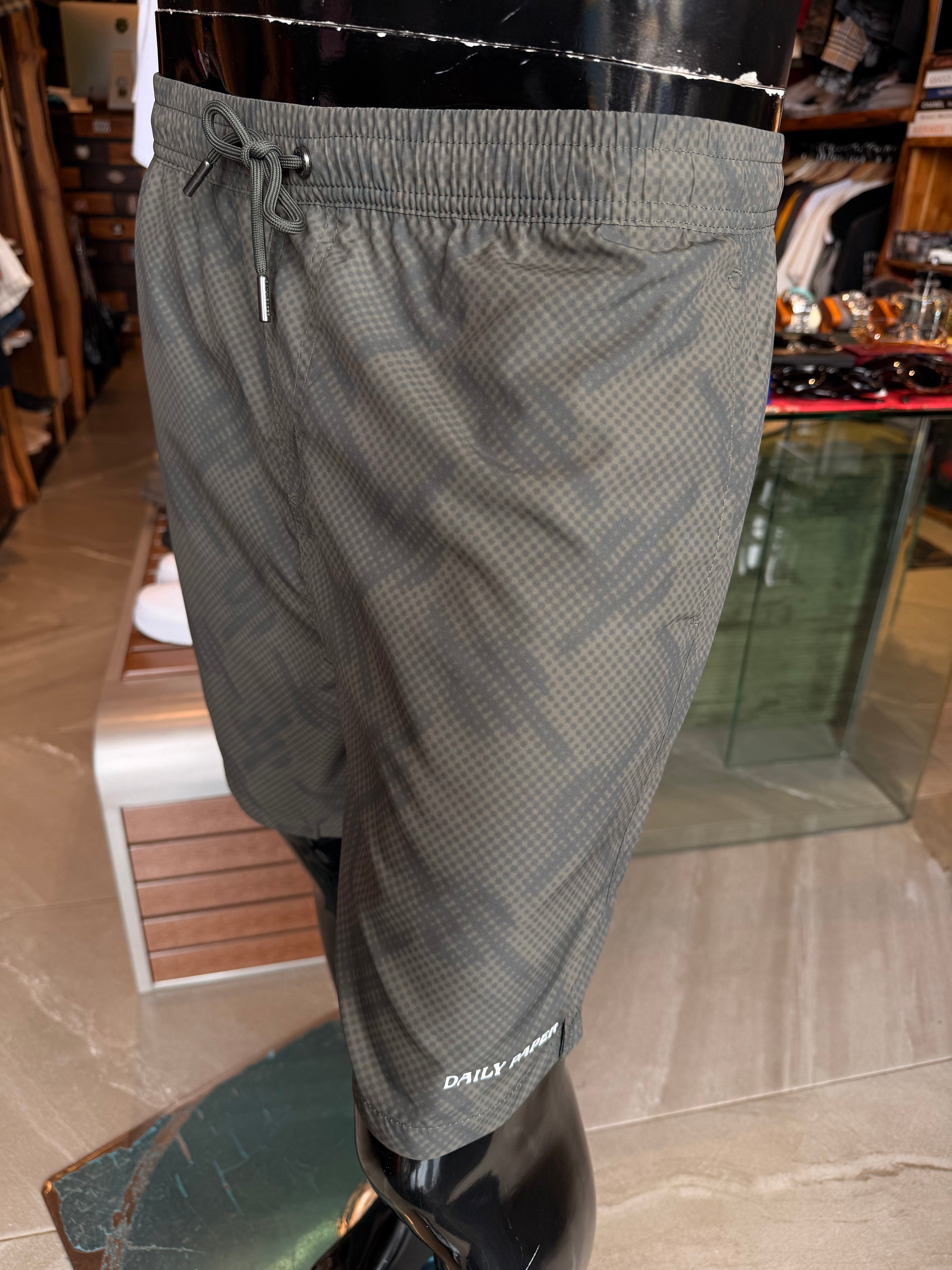 Daily paper patterned swim shorts