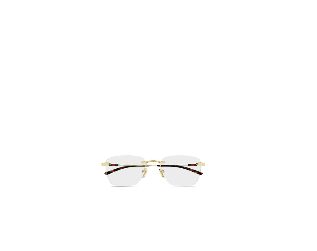 Gucci eyewear rimless square glasses