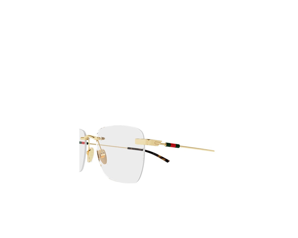 Gucci eyewear rimless square glasses