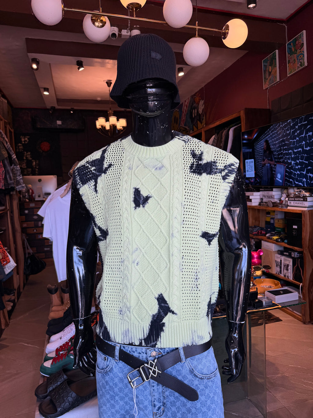 DAILY PAPER XOIS CROCHET VEST