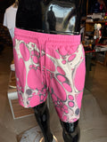 Aqua Drip Swim Trunk 7″ - Pink
