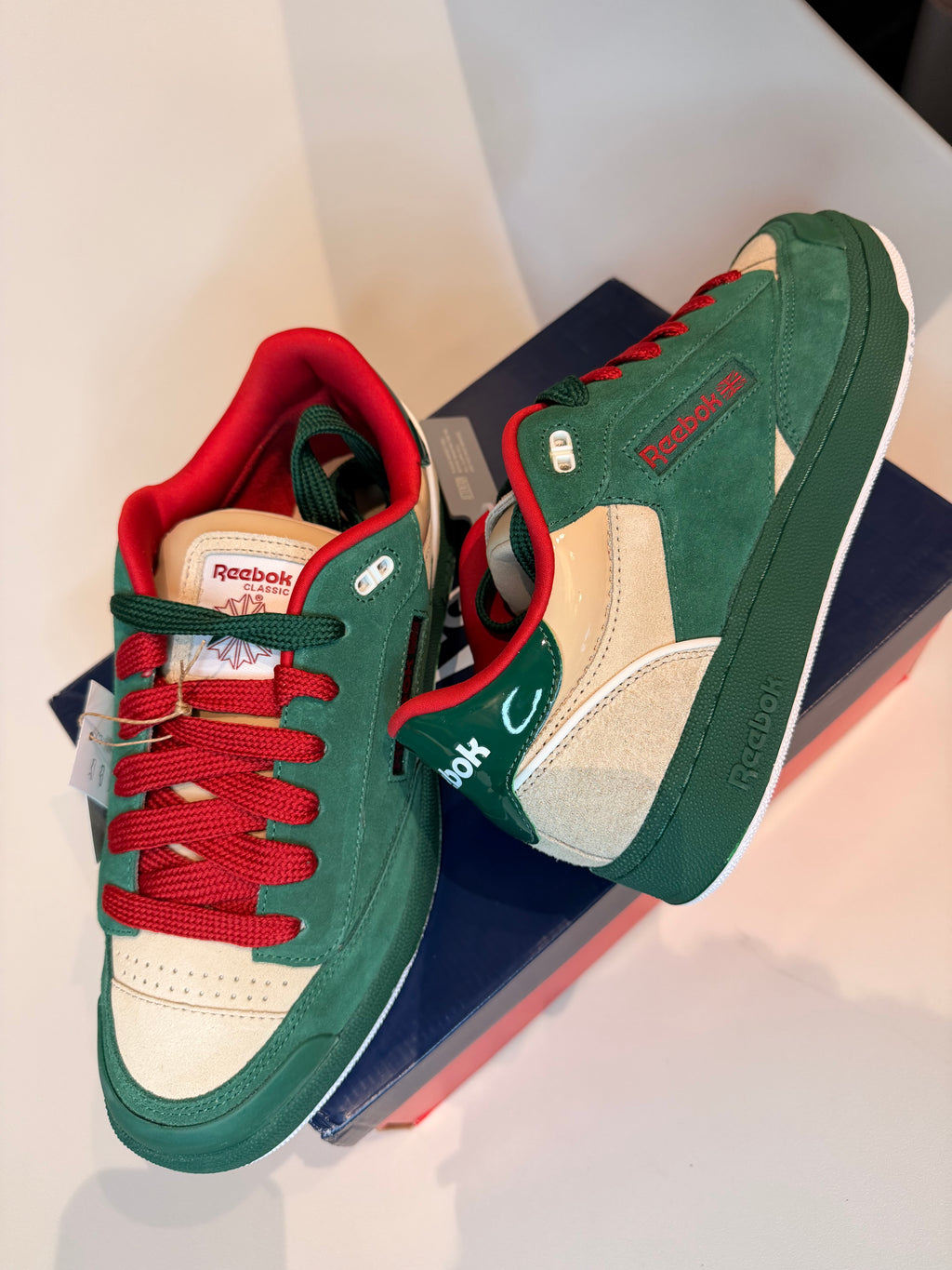Reebok Club C Bulk “college dropout green” sneakers
