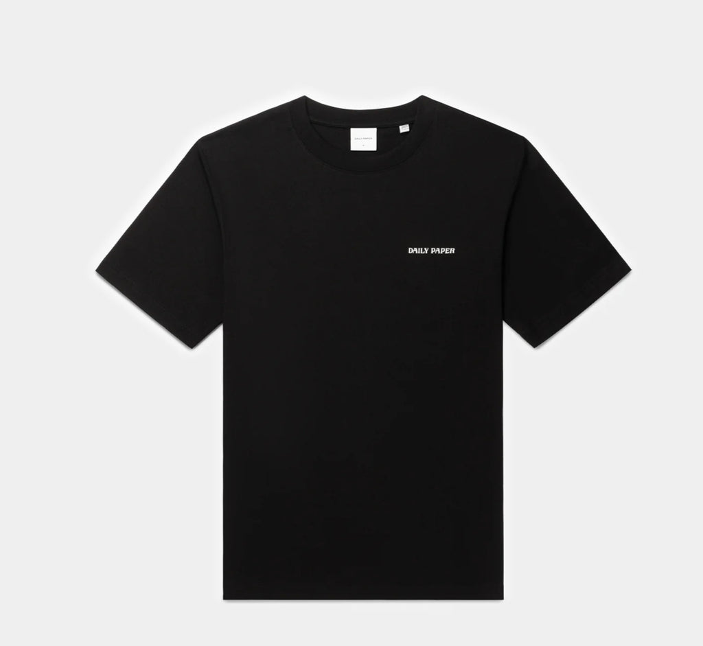 DAILY PAPER BLACK WRAPPER T-SHIRT