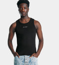 BLACK LOGOTYPE TANK TOP