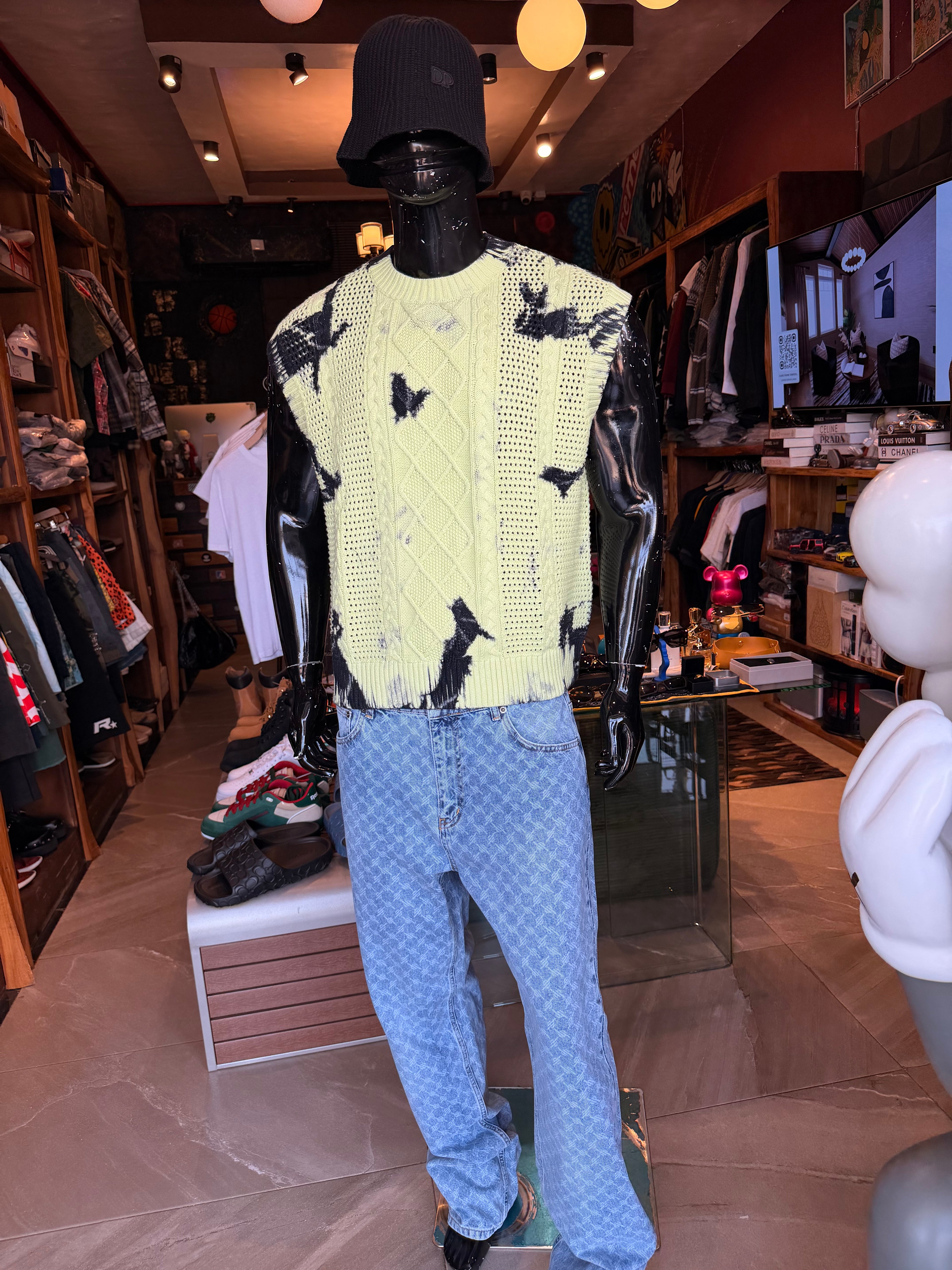 DAILY PAPER XOIS CROCHET VEST