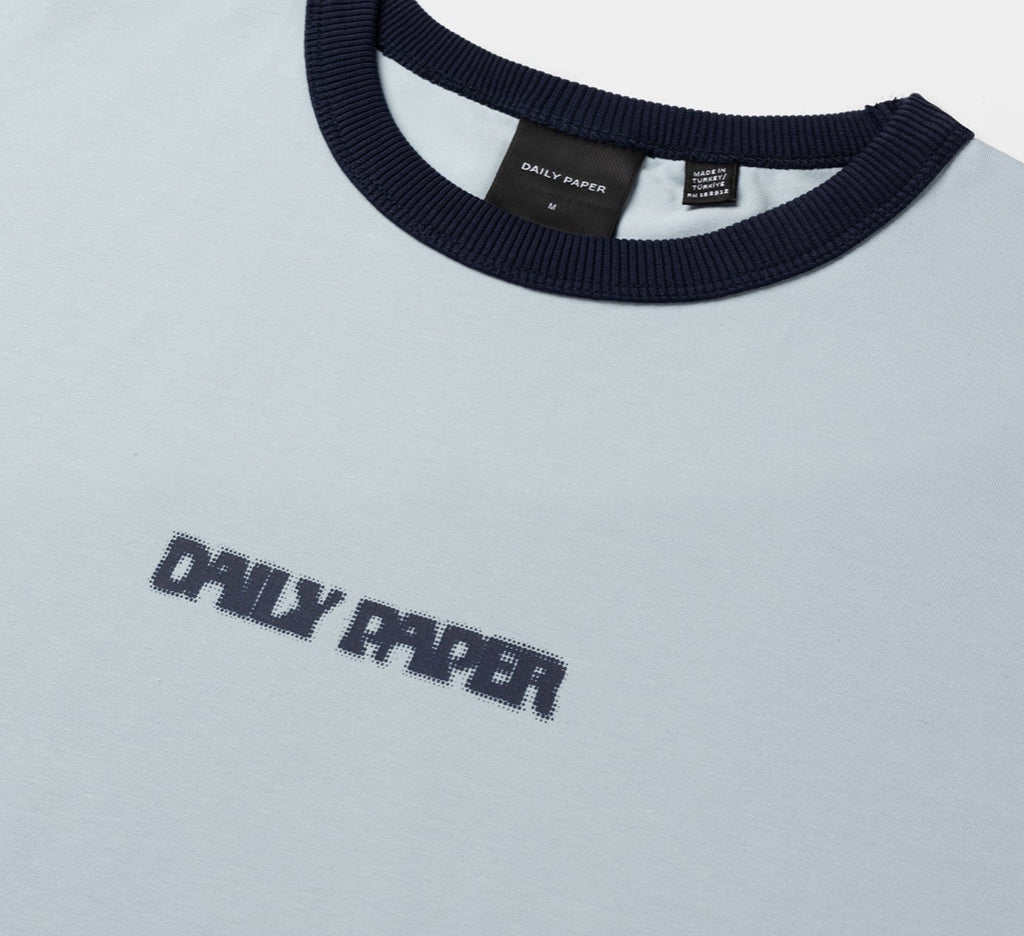 SUBDUED BLUE DOTTED TYPE T-SHIRT