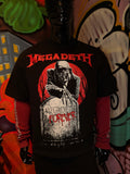 Megadeth Forever Oversized Fleece Twofer - Black Wash