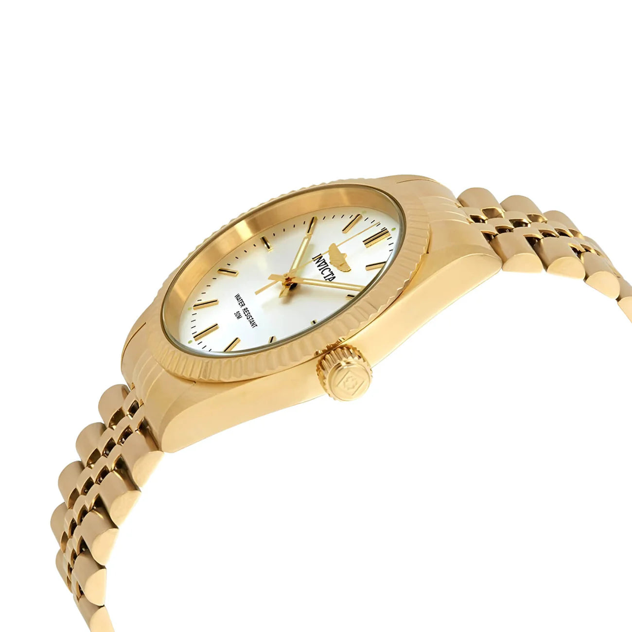 Invicta 29384 Men's Specialty Silver Dial Yellow Gold Bracelet Watch