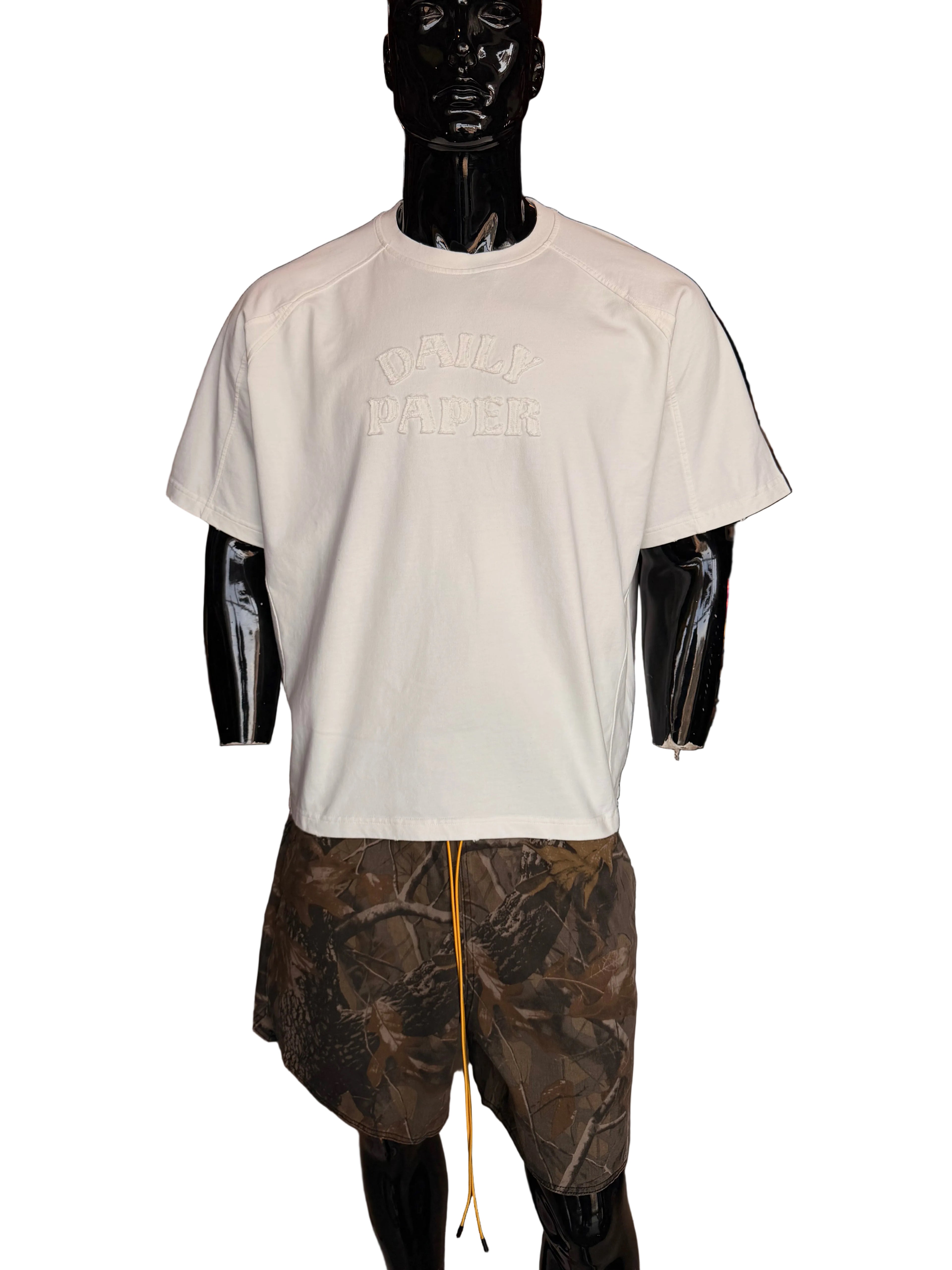 DAILY PAPER EMBOSSED LOGO T-SHIRT