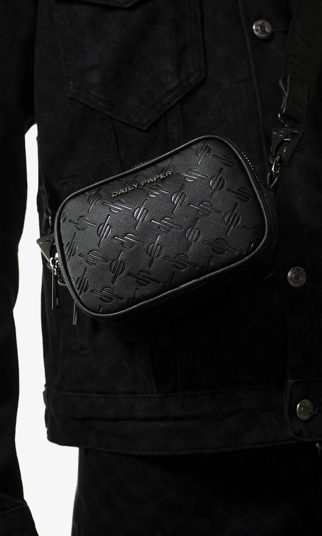 BLACK MAY MONOGRAM BAG