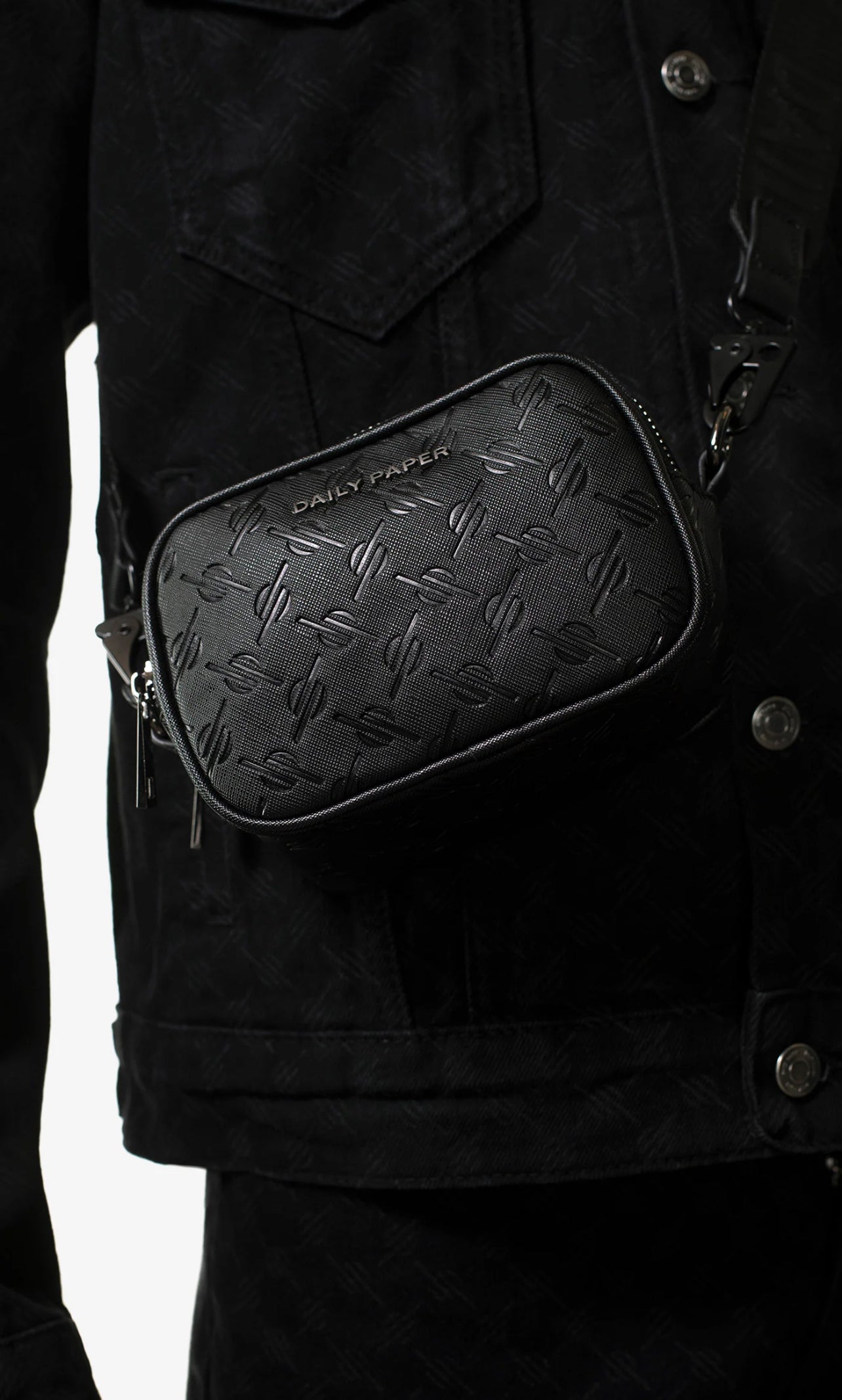 BLACK MAY MONOGRAM BAG