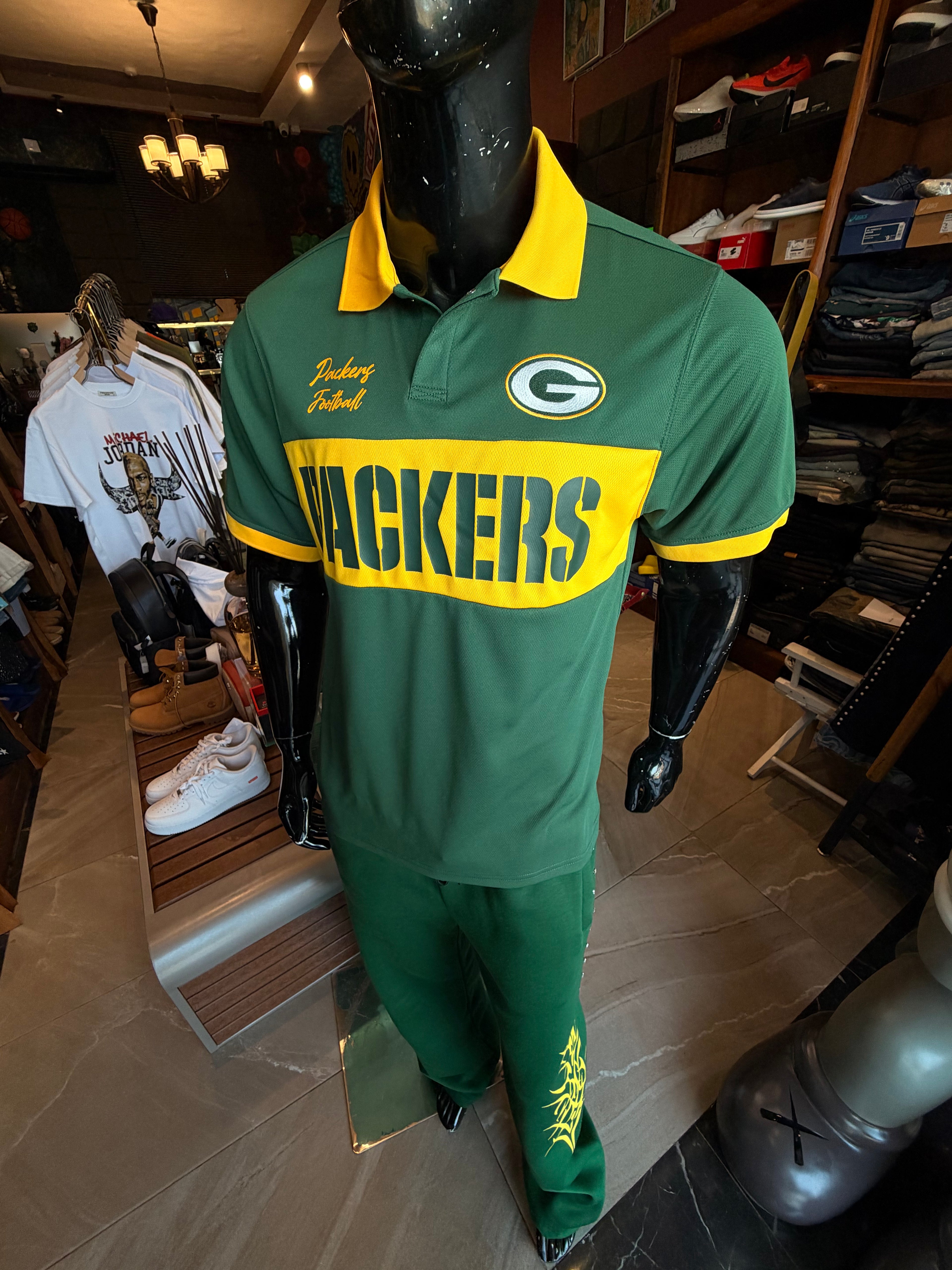 Packers Soccer Polo - Green