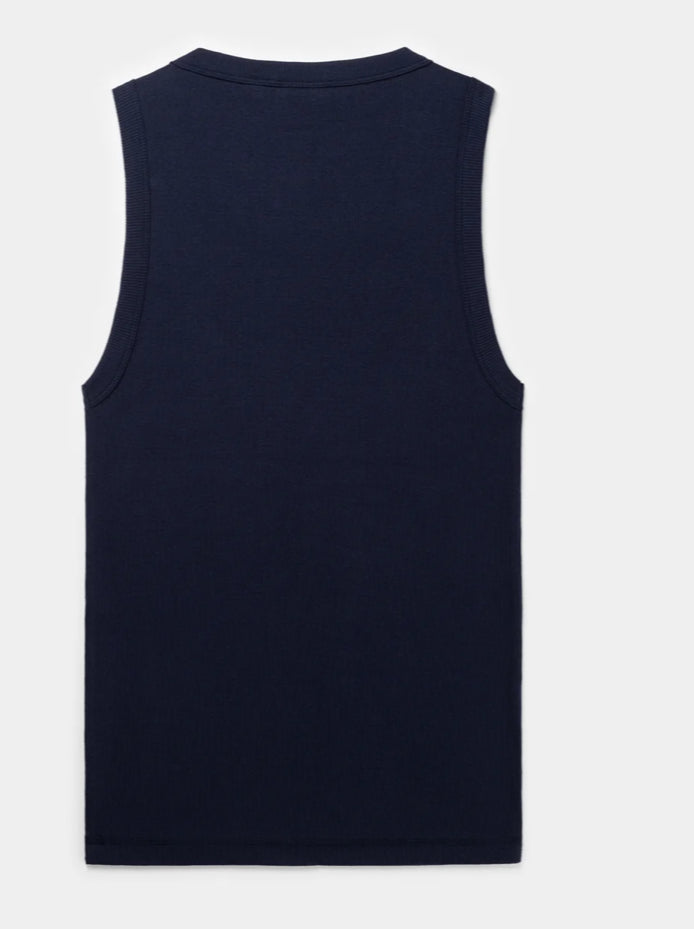 MARITIME BLUE DIAS RIB TANK TOP