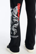Saint Or Sinner Flared Sweatpants - Black
