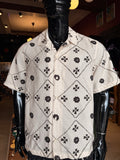 Languid Getaway Button Up Shirt - Cream/combo